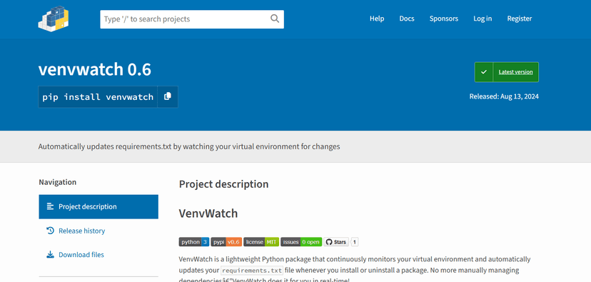 venvwatch